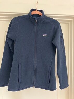 Patagonia Navy Blue Full-Zip Fleece Jacket